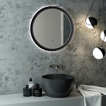 Planet LED Black ЗЛП623 Зеркало D 600