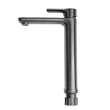CS1270-9 Смеситель для умывальника высокий Calypso CS1 оружейная сталь (графит)