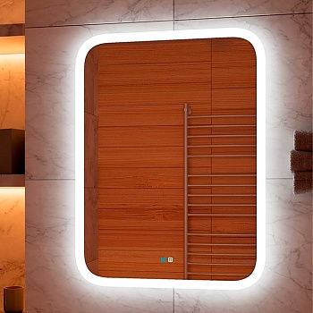 Glamour LED ЗЛП490 Зеркало 500x700 С ПОДОГРЕВОМ