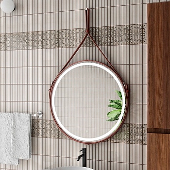 Millenium LED Brown ЗЛП836 Зеркало D 650