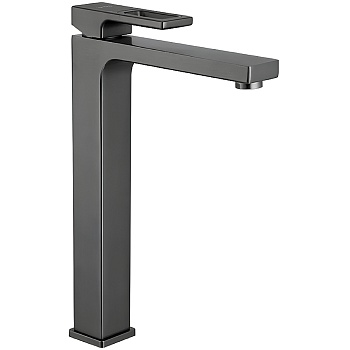CS1577-9 Смеситель для умывальника высокий Calypso CS1 оружейная сталь (графит)